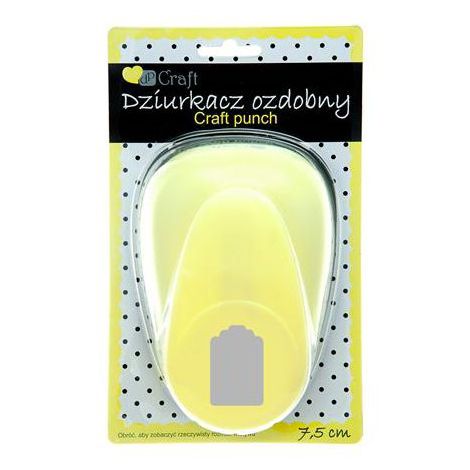 Dziurkacz ozdobny dpCraft 7,5cm Metka/Tag